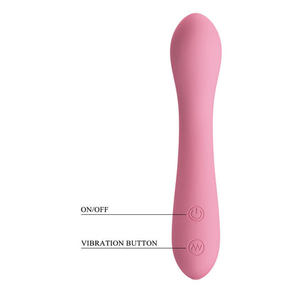 Party Up JOHN Flexible Vibe - Pink - Pink 16 cm USB Rechargeable Vibrator Party Up