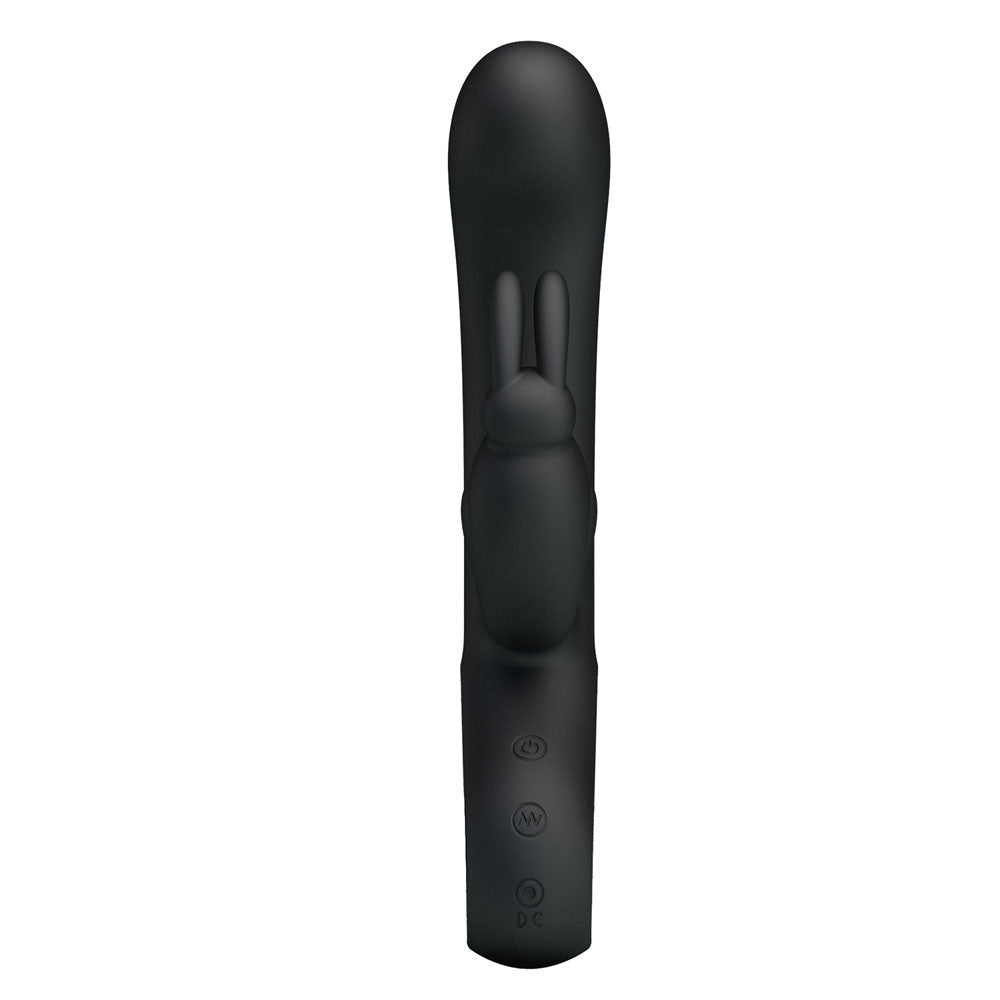 Party Up COLIN Rabbit Vibe - Black - Black 21 cm USB Rechargeable Rabbit Vibrator Party Up