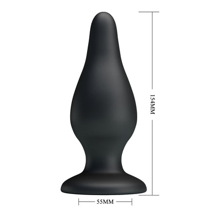 Party Up JEREMY Butt Plug - Black 15.4 cm Butt Plug Party Up