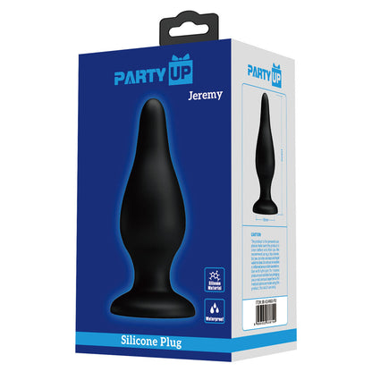 Party Up JEREMY Butt Plug - Black 15.4 cm Butt Plug Party Up