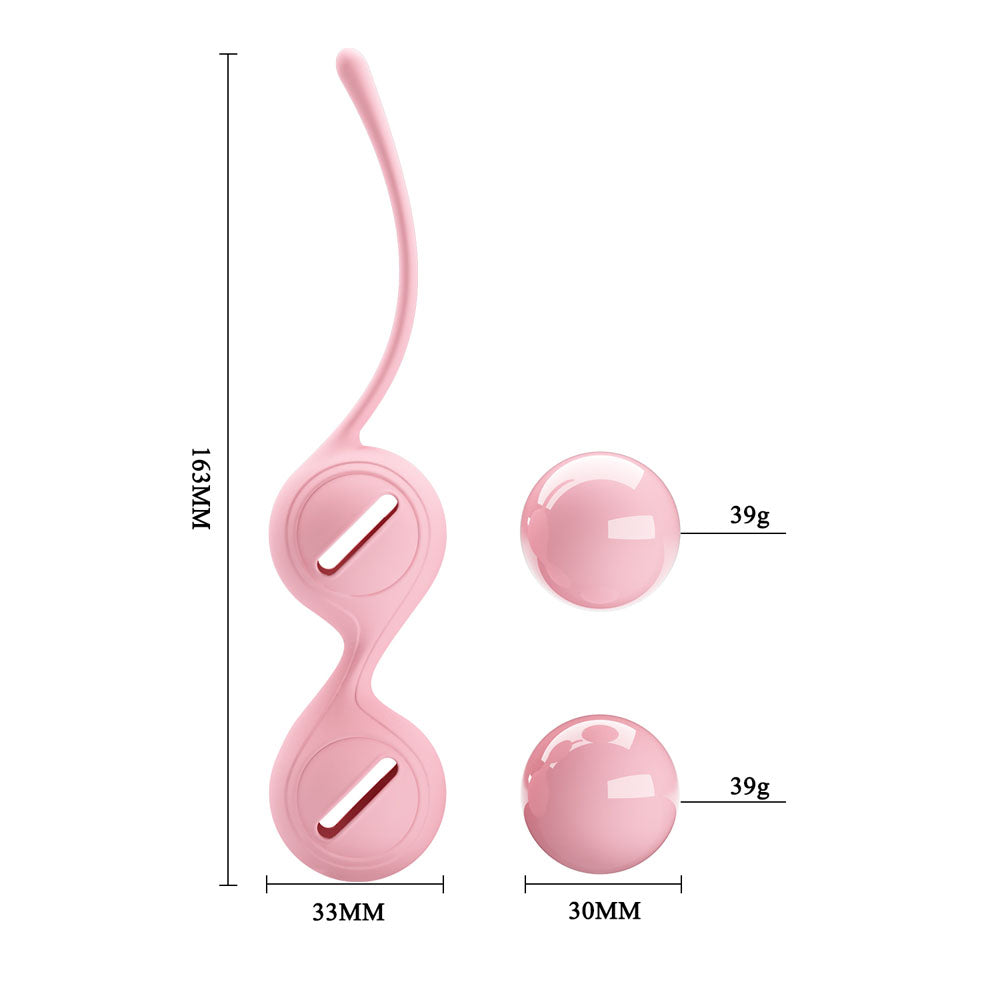 Party Up VIVIAN Kegel Balls - Pink - Pink Kegel Balls Party Up