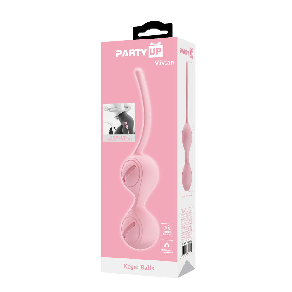 Party Up VIVIAN Kegel Balls - Pink - Pink Kegel Balls Party Up