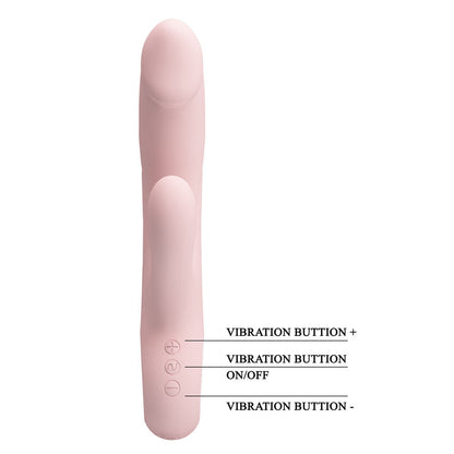 Party Up DAVE Rabbit Vibe - Pink - Pink 19 cm USB Rechargeable Rabbit Vibrator Party Up