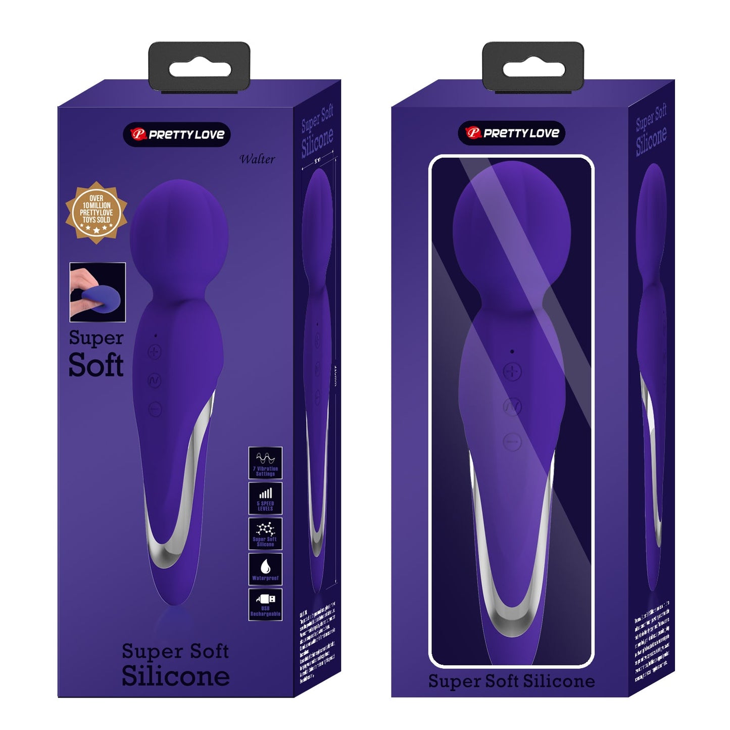 Pretty Love Walter Super Soft Massager - Club X