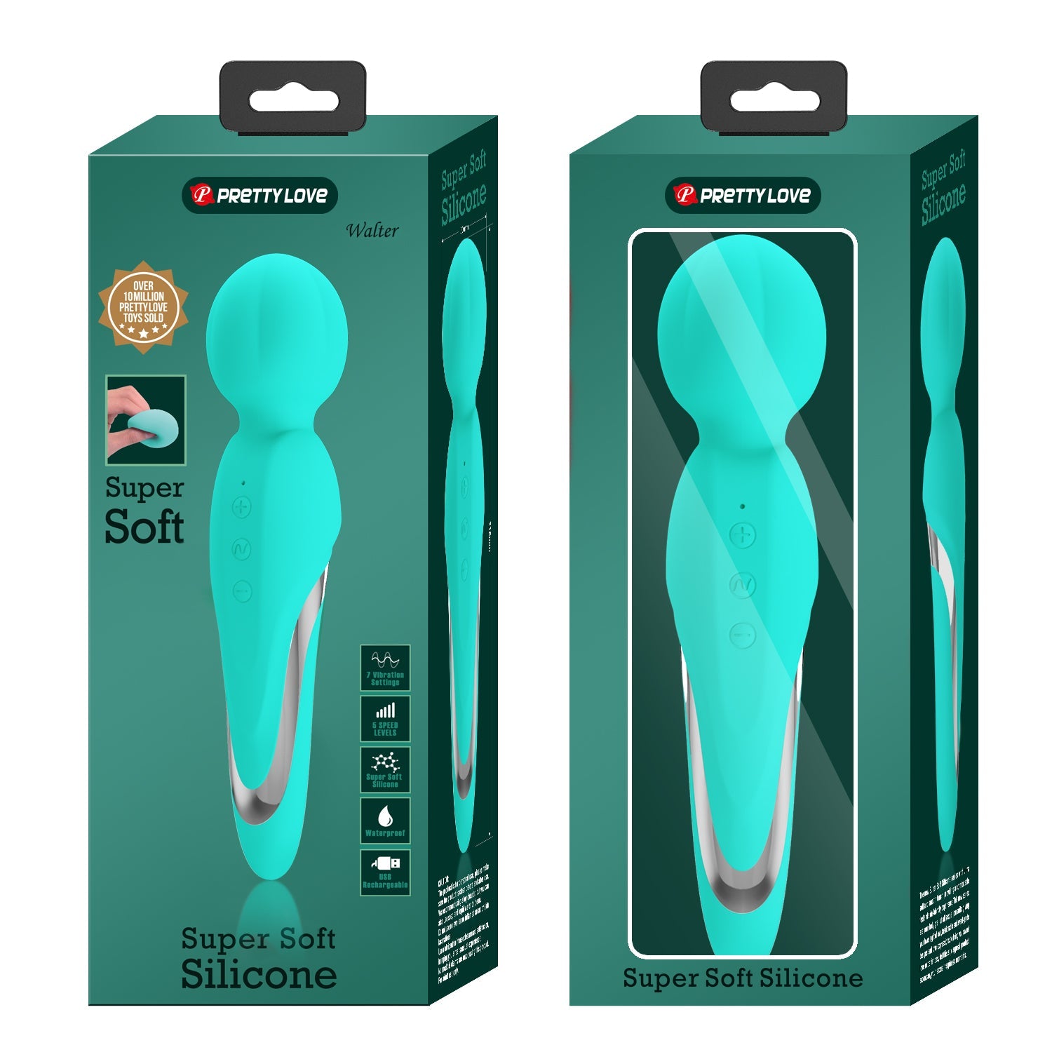 Pretty Love Walter Super Soft Massager - Club X