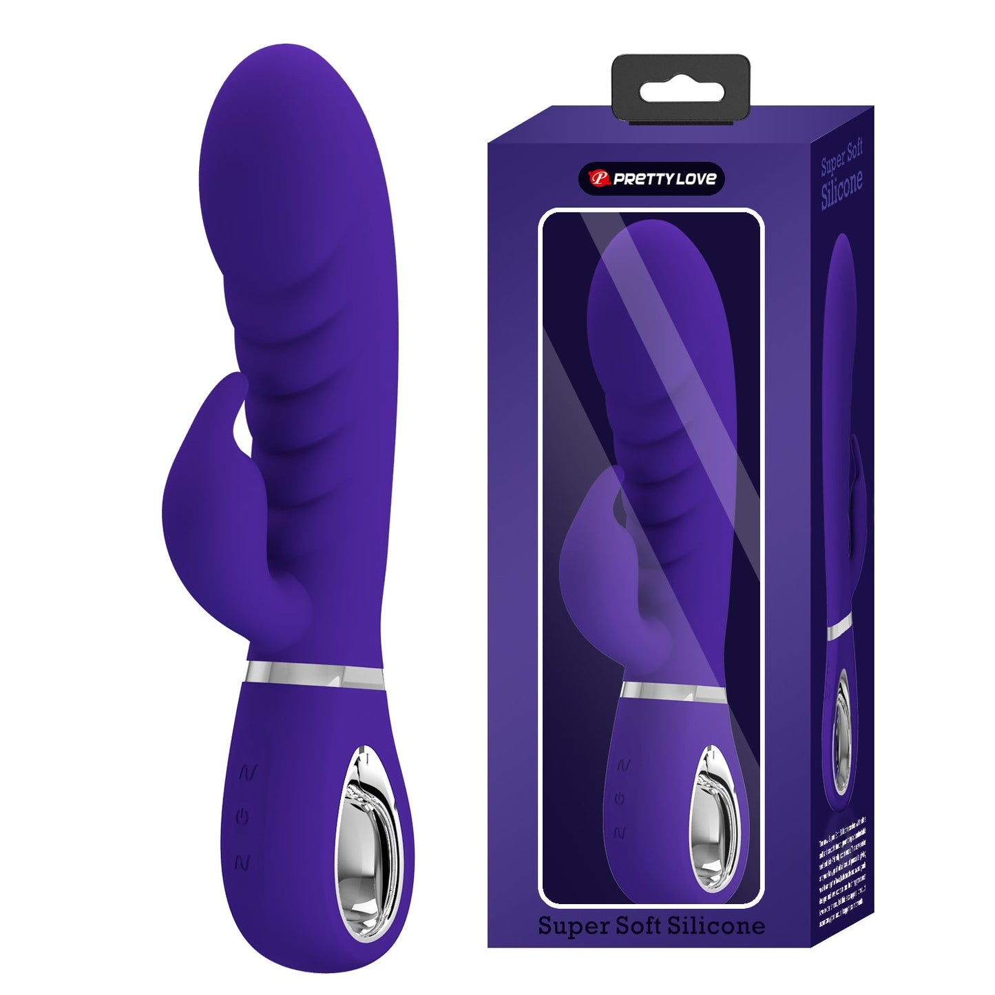 Pretty Love Prescott Super Soft Rabbit Vibrator - Club X