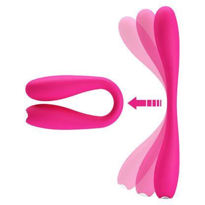 Party Up FRANK Bendable Vibe - Pink - Pink 17.1 cm Bendable Vibrator Party Up