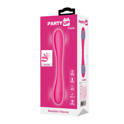 Party Up FRANK Bendable Vibe - Pink - Pink 17.1 cm Bendable Vibrator Party Up