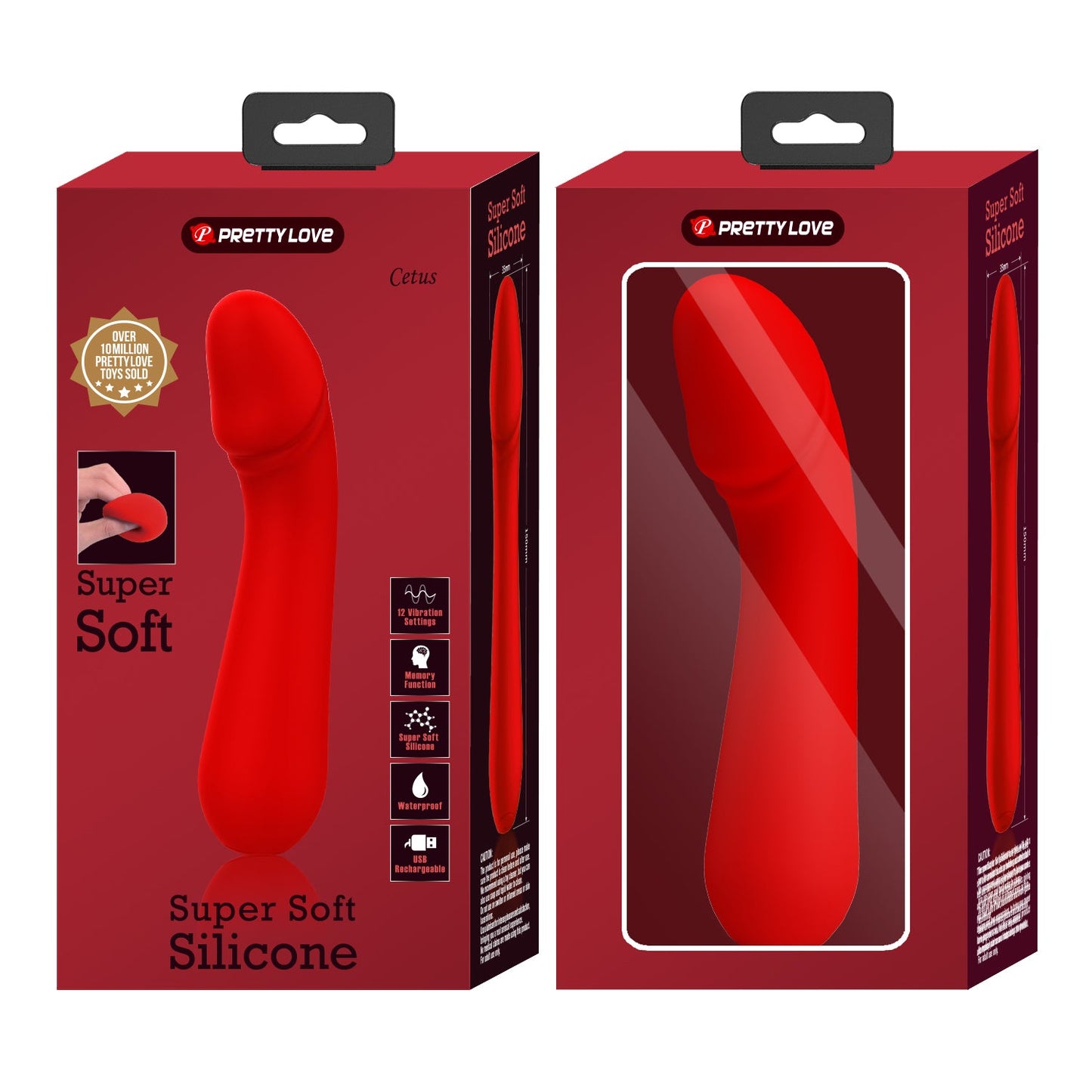 Pretty Love Cetus Soft Flexible Vibrator - Club X