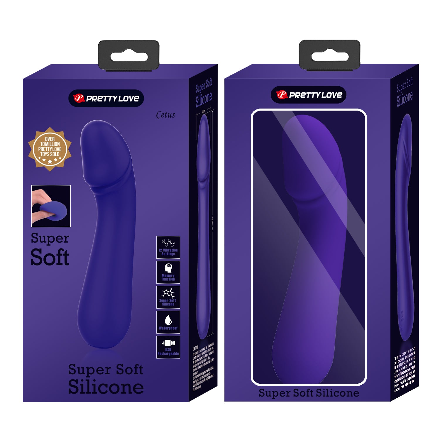 Pretty Love Cetus Soft Flexible Vibrator - Club X