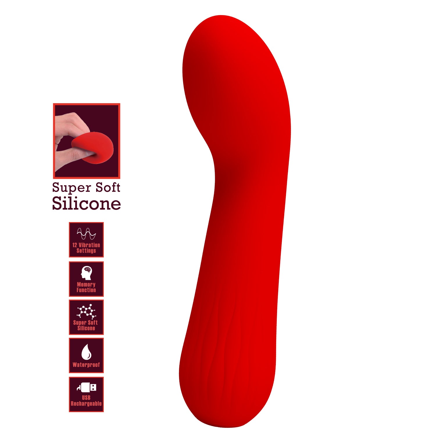 Pretty love Faun Super Soft G-Spot Vibrator - Club X