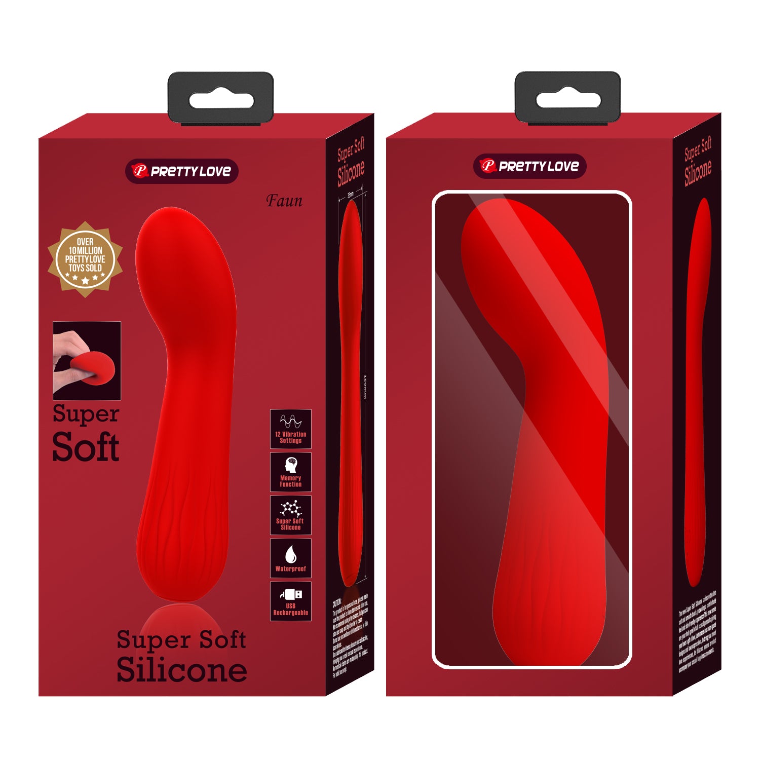 Pretty love Faun Super Soft G-Spot Vibrator - Club X