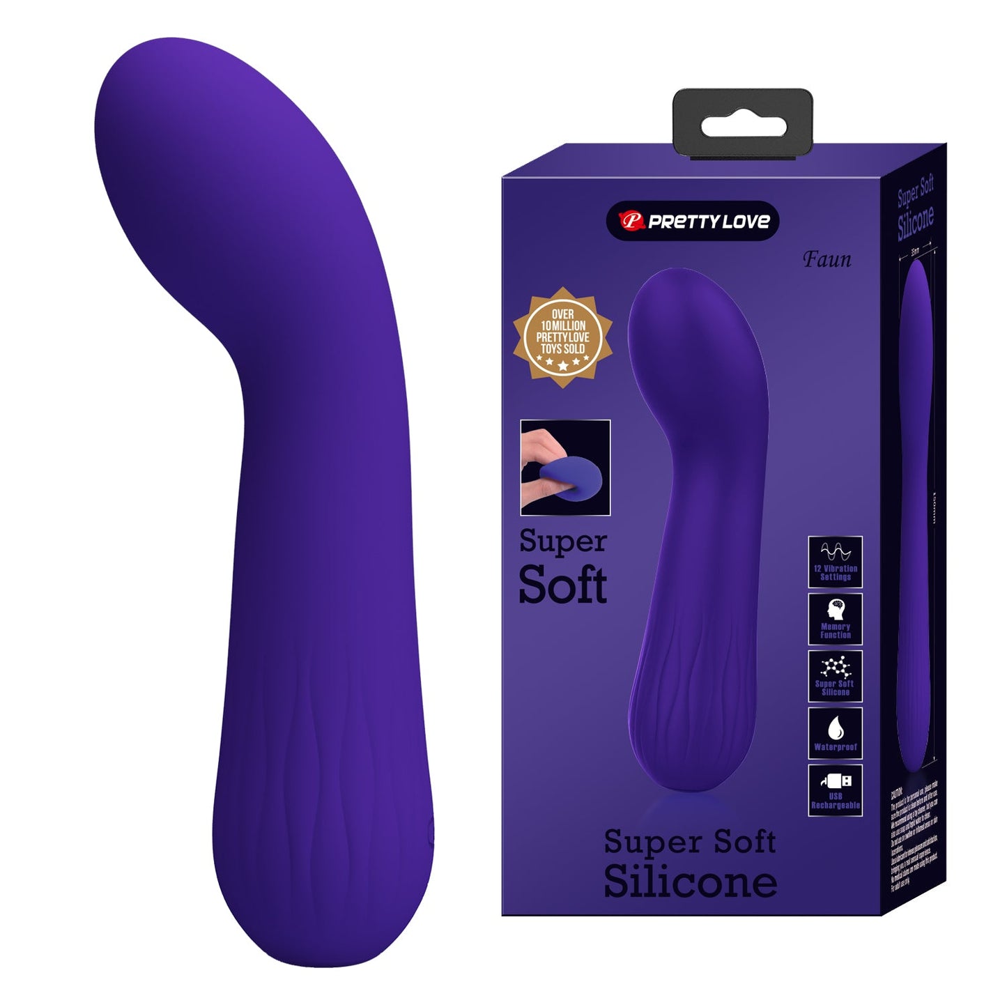 Pretty love Faun Super Soft G-Spot Vibrator - Club X