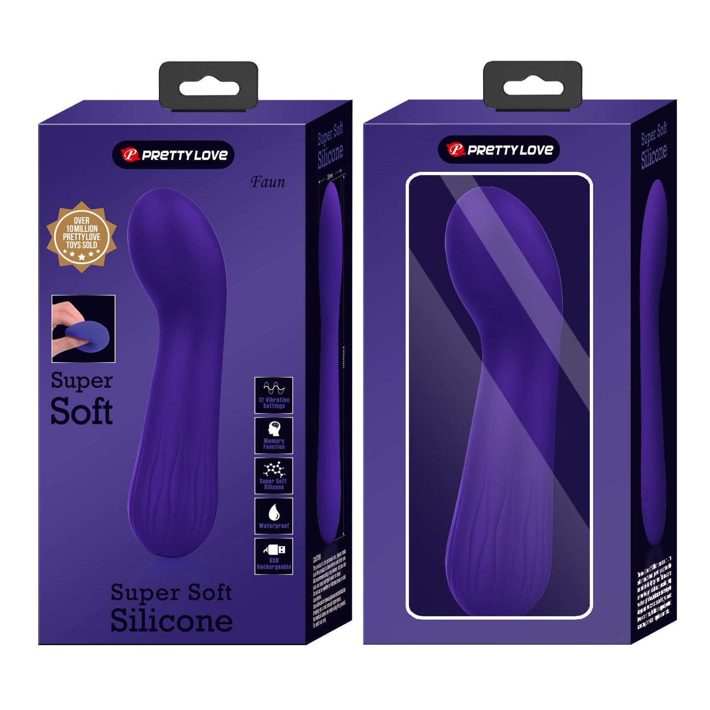 Pretty love Faun Super Soft G-Spot Vibrator - Club X