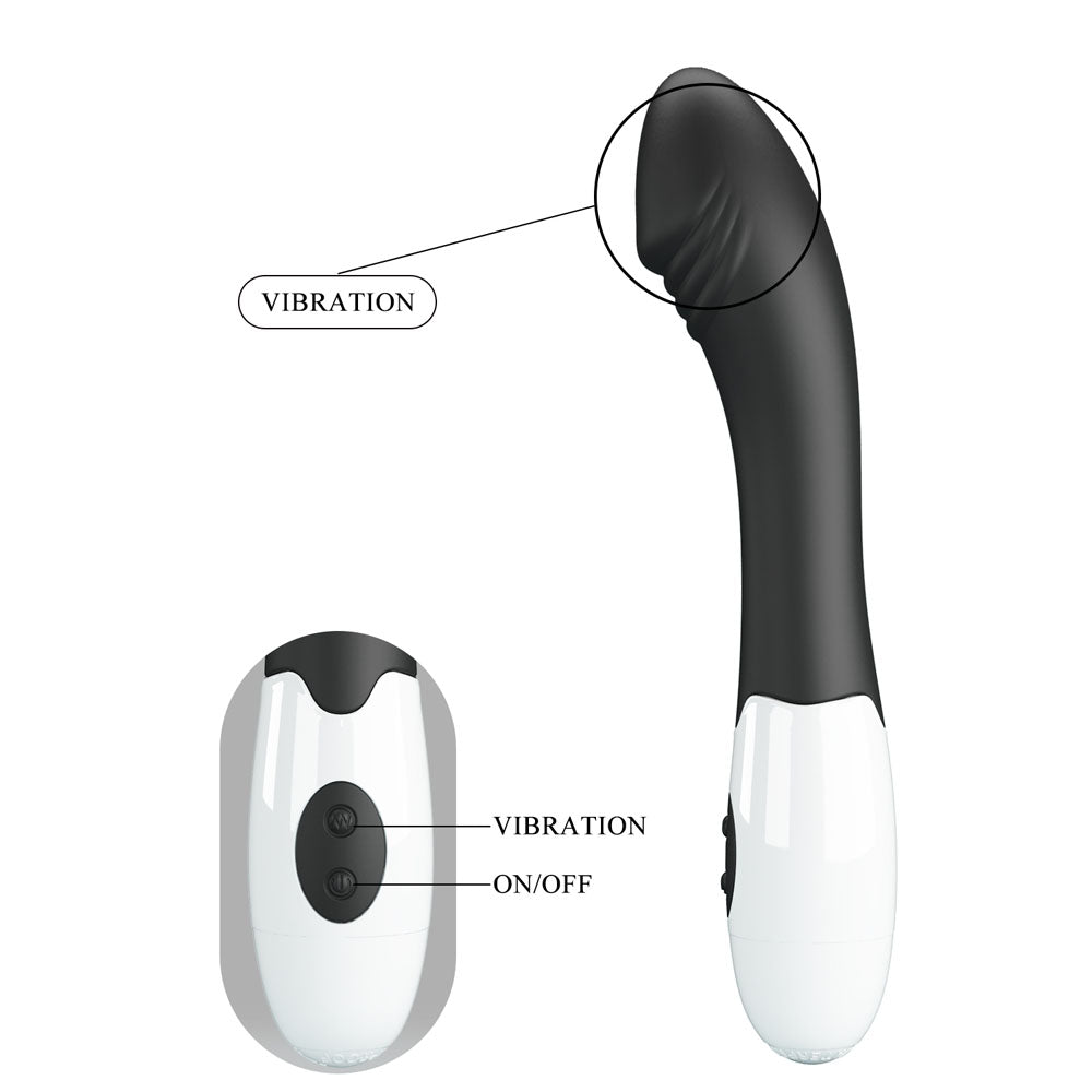 Party Up BILL Classic Vibe - Black - Black 19 cm Vibrator Party Up