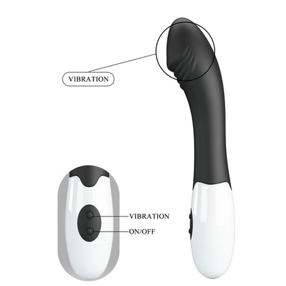 Party Up BILL Classic Vibe - Black - Black 19 cm Vibrator Party Up