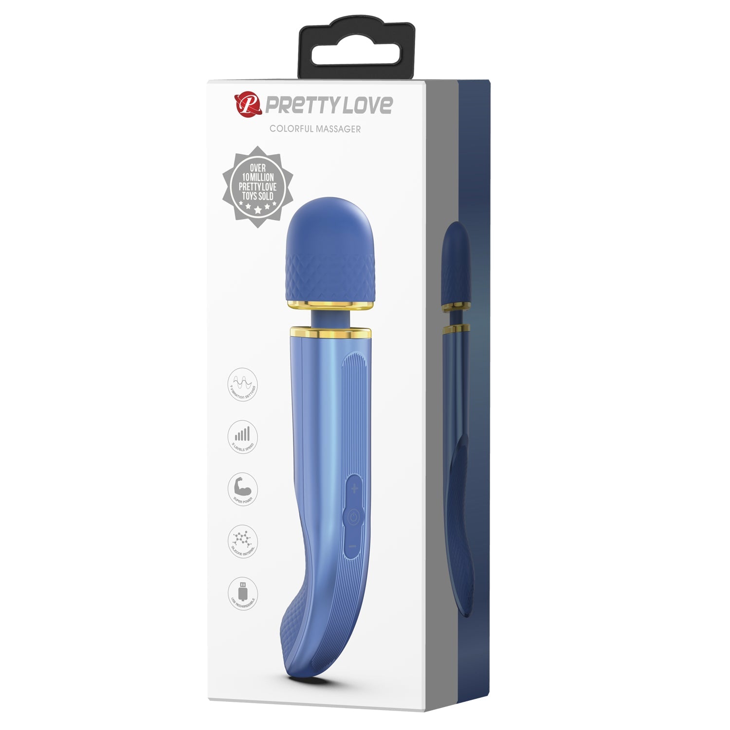 Pretty Love Colorful Massager Wand - Club X