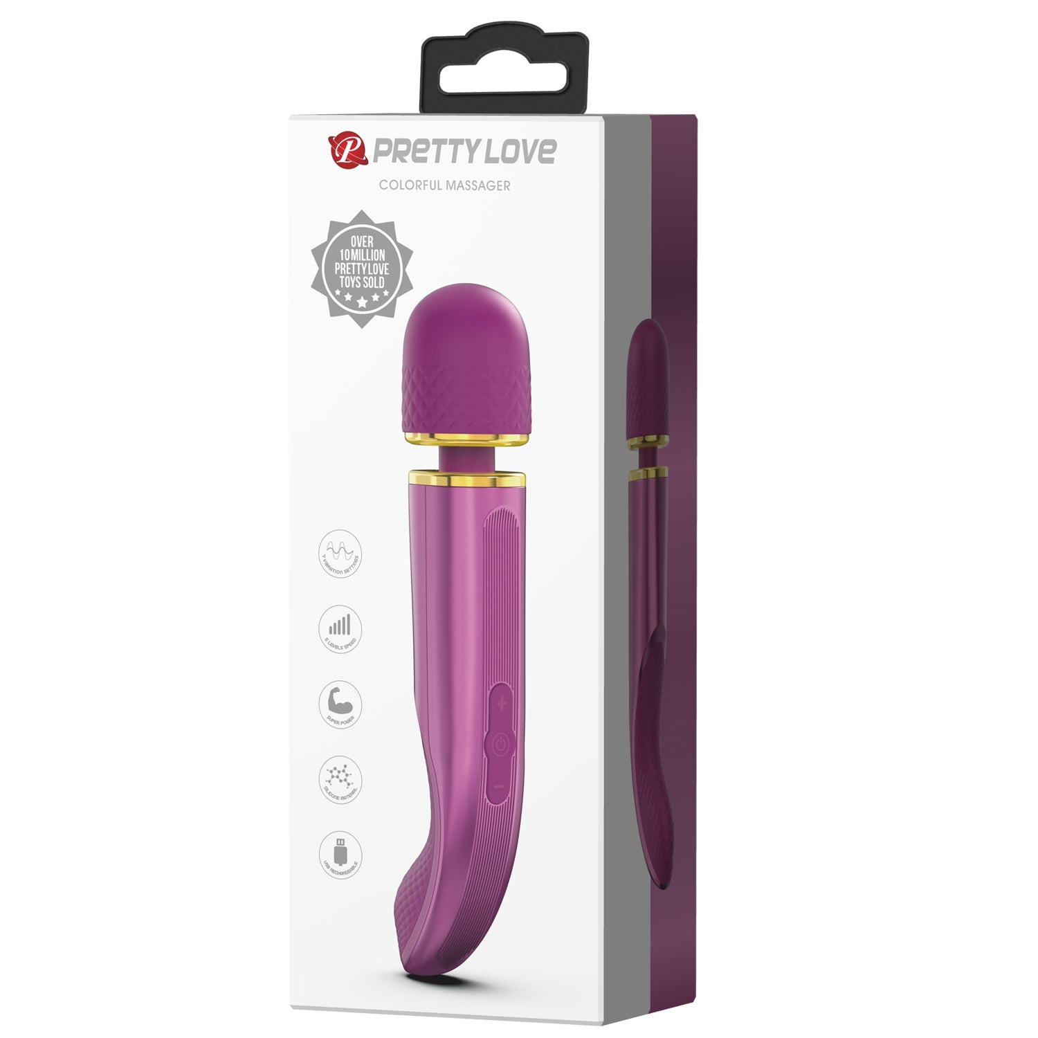 Pretty Love Colorful Massager Wand - Club X