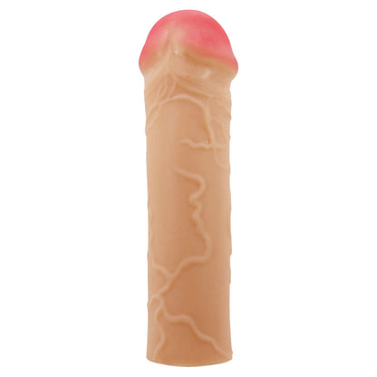 Party Up OSCAR 1 Inch Extender Sleeve - Flesh 1 Inch Penis Extender Sleeve Party Up