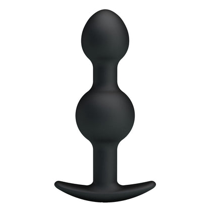 Party Up JAMES Anal Bead Plug - Black 10.4 cm Beaded Butt Plug Party Up