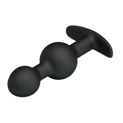 Party Up JAMES Anal Bead Plug - Black 10.4 cm Beaded Butt Plug Party Up