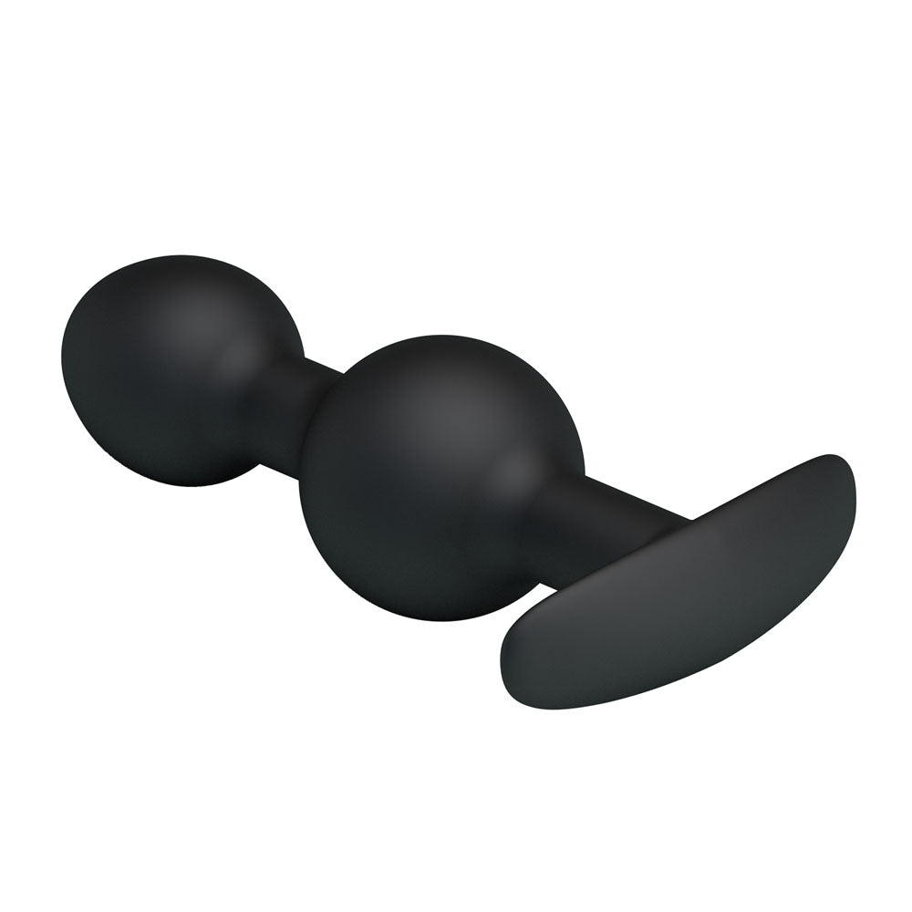 Party Up JAMES Anal Bead Plug - Black 10.4 cm Beaded Butt Plug Party Up