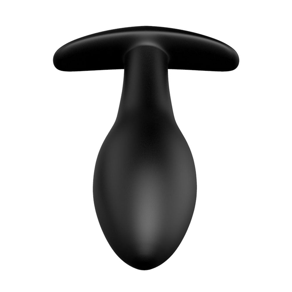 Party Up JASON Vibrating Anal Plug - Black 8.5 cm Vibrating Butt Plug with Remote Party Up