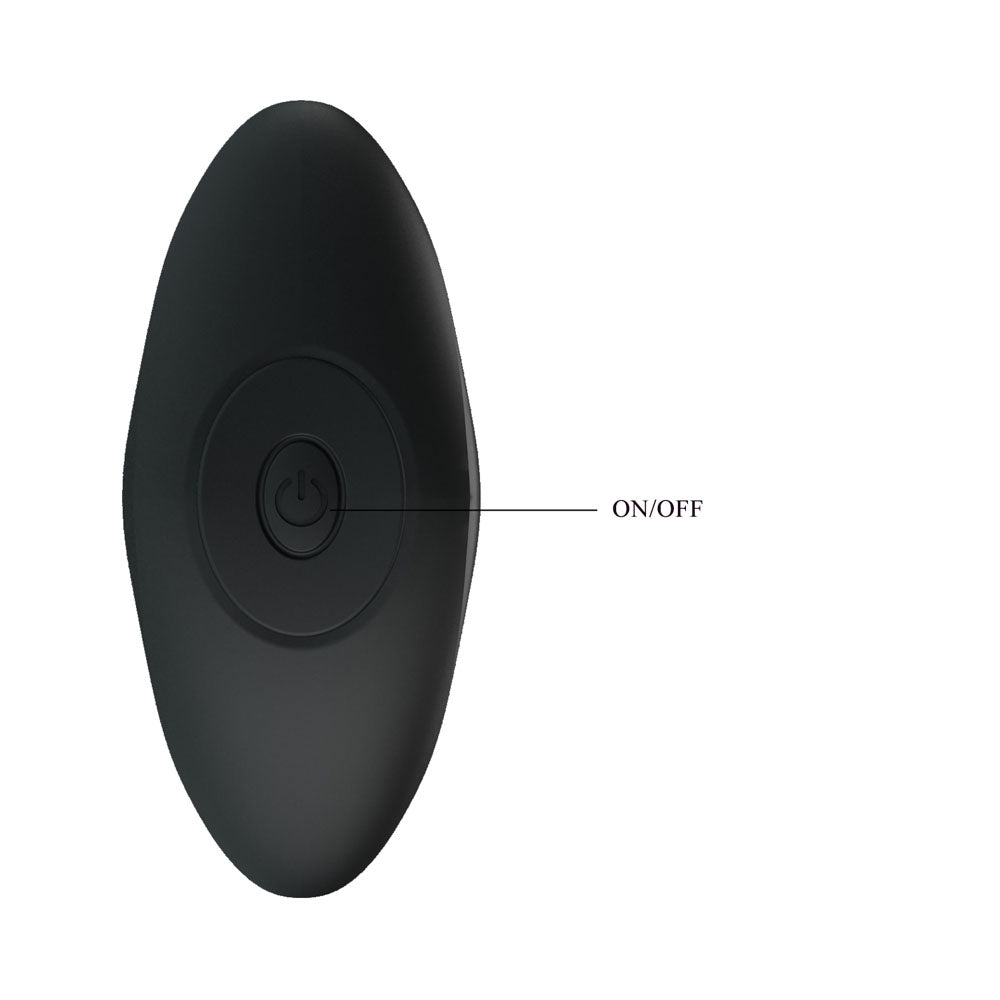 Party Up KEITH Vibrating Plug - Black 10.5 cm USB Rechargeable Vibrating Butt Plug Party Up