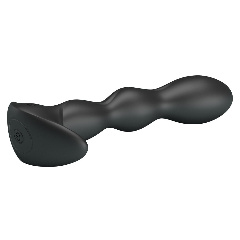 Party Up JIM Vibrating Plug - Black 14.5 cm USB Rechargeable Vibrating Butt Plug Party Up