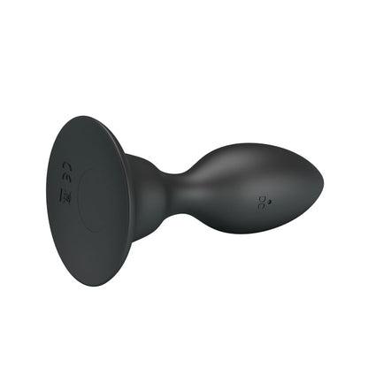 MR PLAY Vibrating Anal Plug - Black 10.8 cm USB Rechargeable Vibrating Butt Plug with Remote Baile