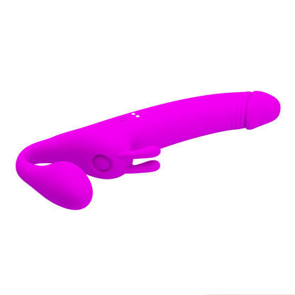 Party Up OLIVER Strapless Strap-On - Purple 28.3 cm USB Rechargeable Strapless Strap-On Party Up