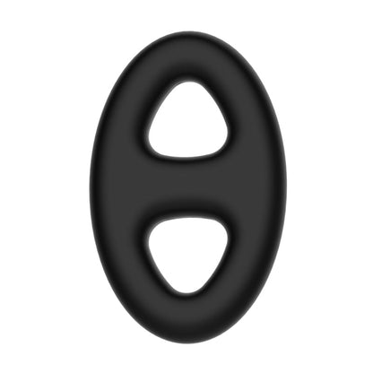 CRAZY BULL Oval Cock & Ball Ring - Black Cock & Ball Ring Pretty Love