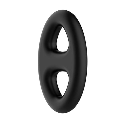 CRAZY BULL Oval Cock & Ball Ring - Black Cock & Ball Ring Pretty Love