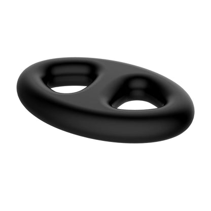 CRAZY BULL Oval Cock & Ball Ring - Black Cock & Ball Ring Pretty Love