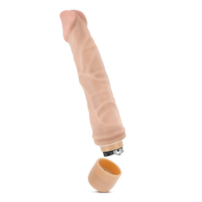 Dr. Skin Cock Vibe 6 - 8.5'' Cock - Flesh 21.6 cm Vibrating Dong Blush
