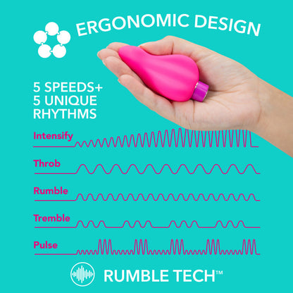 Aria Epic AF - Fuschia USB Rechargeable Stimulator Blush Novelties