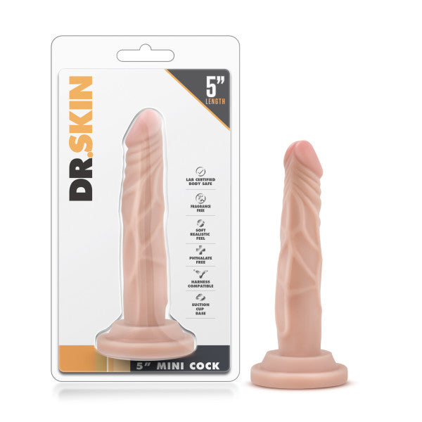 Dr. Skin 5'' Mini Cock - Flesh 12.7 cm Dong Blush Novelties
