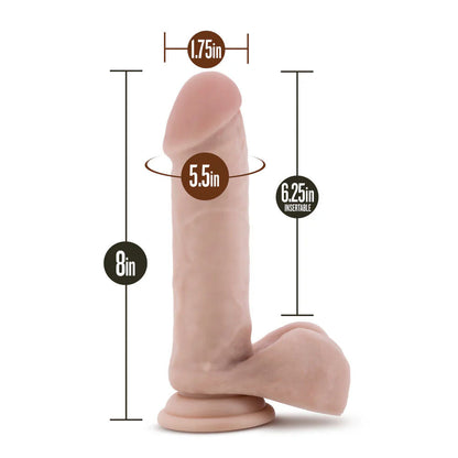 Coverboy - Cowboy - Flesh 20.3 cm (8'') Dong Blush Novelties