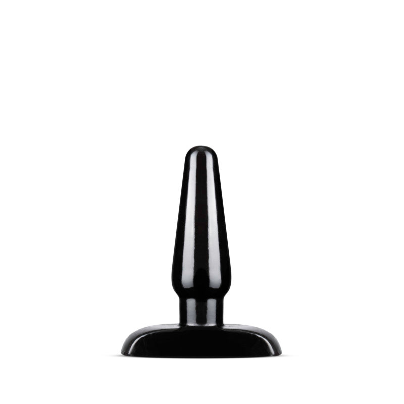 Anal Adventures Basic Anal Plug - Small - Black 10.8 cm Butt Plug Blush Novelties