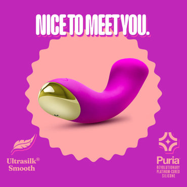 Aria Bangin' AF - Purple 18.4 cm USB Rechargeable Vibrator Blush Novelties