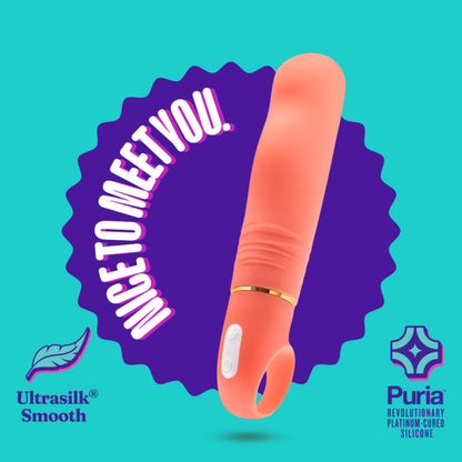 Aria Smokin' AF - Coral 15.2 cm Vibrator Blush Novelties