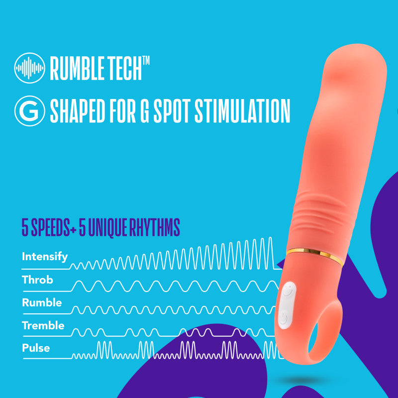 Aria Smokin' AF - Coral 15.2 cm Vibrator Blush Novelties