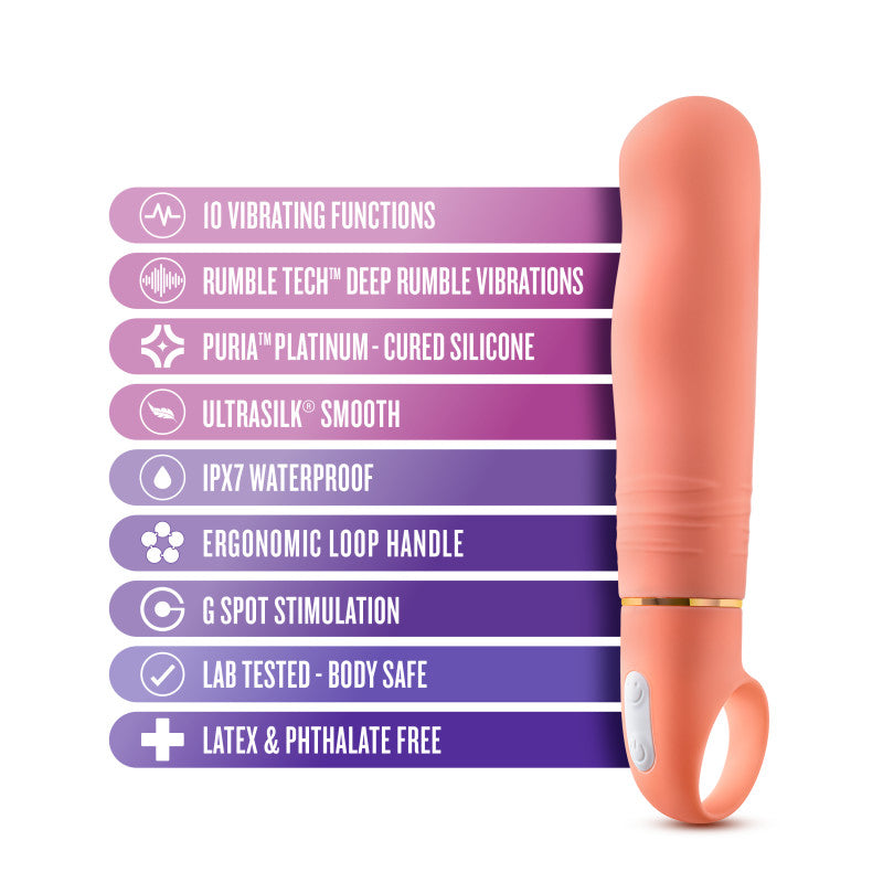 Aria Smokin' AF - Coral 15.2 cm Vibrator Blush Novelties
