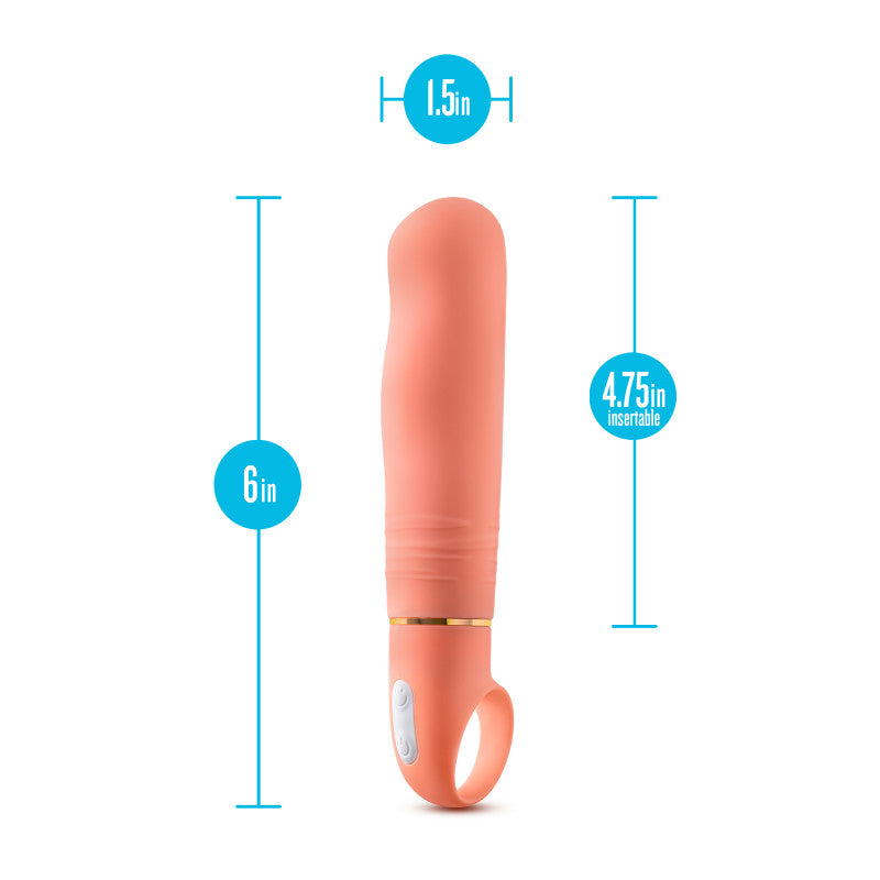 Aria Smokin' AF - Coral 15.2 cm Vibrator Blush Novelties