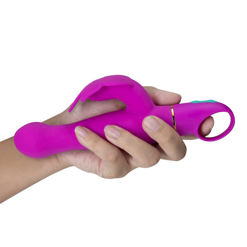 Aria Naughty AF - Plum 18.4 cm Butterfly Vibrator Blush Novelties