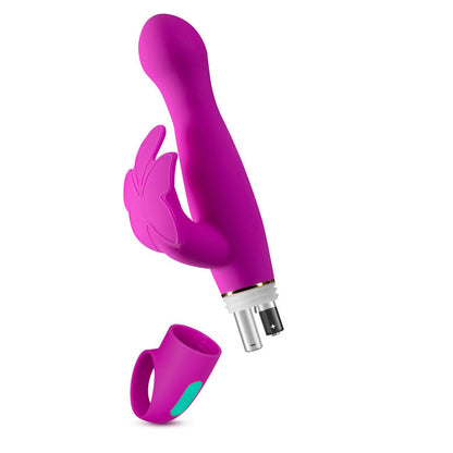 Aria Naughty AF - Plum 18.4 cm Butterfly Vibrator Blush Novelties