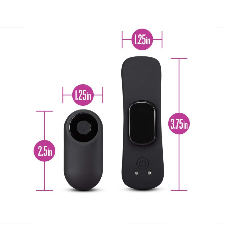 Temptasia Remote Control Panty Vibe - Black USB Rechargeable Panty Vibe Blush Novelties