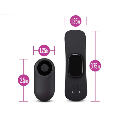 Temptasia Remote Control Panty Vibe - Black USB Rechargeable Panty Vibe Blush Novelties