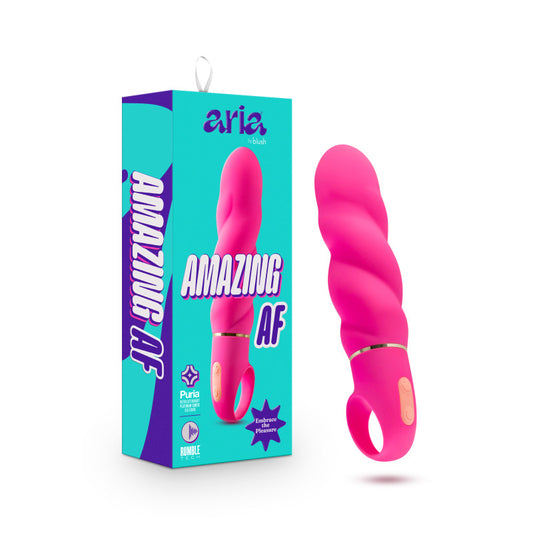Aria Amazing AF - Fuschia Pink 15.9 cm Vibrator Pink - Club X