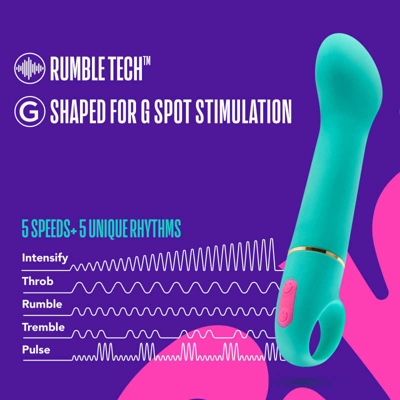 Aria Flirty AF - Teal 16.5 cm Vibrator Blush Novelties